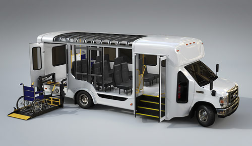 3D Bus Cutaway Image