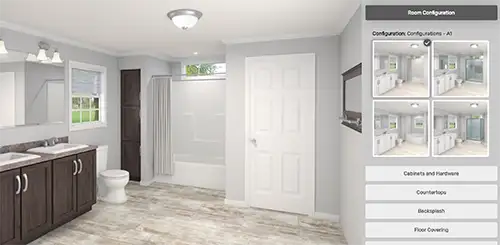Commodore Homes Bathroom Visualizer